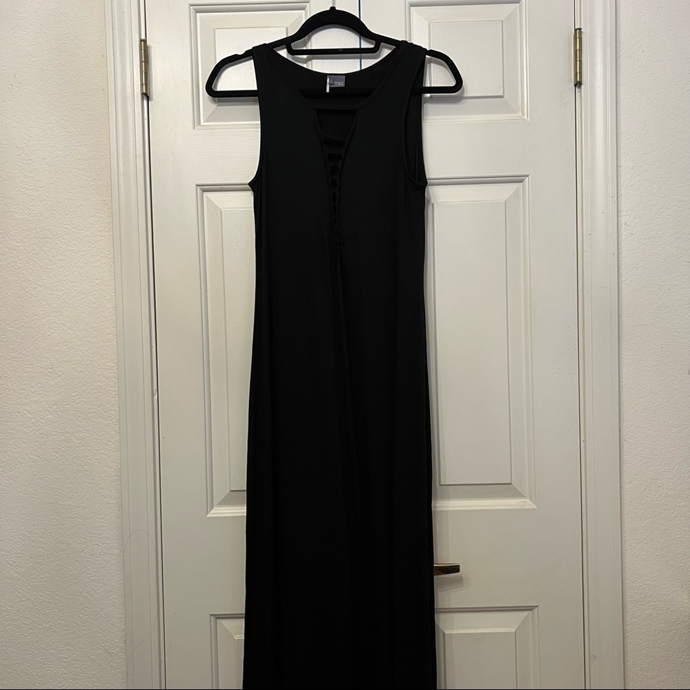 Urban Outfitters Sparkle & Fade black maxi dress